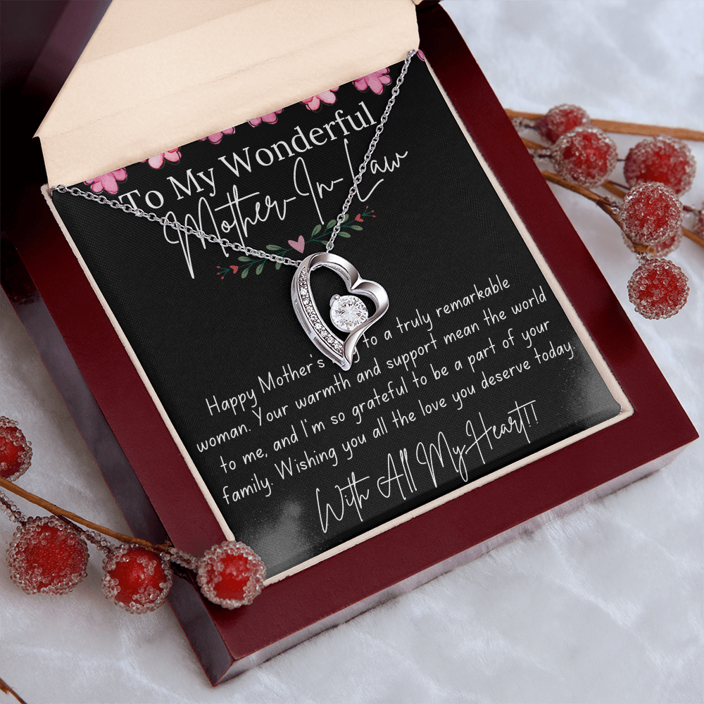 Forever Love Necklace for Mother-In-Law – A Beautiful Gift from a Son-In-Law or Daughter-In-Law