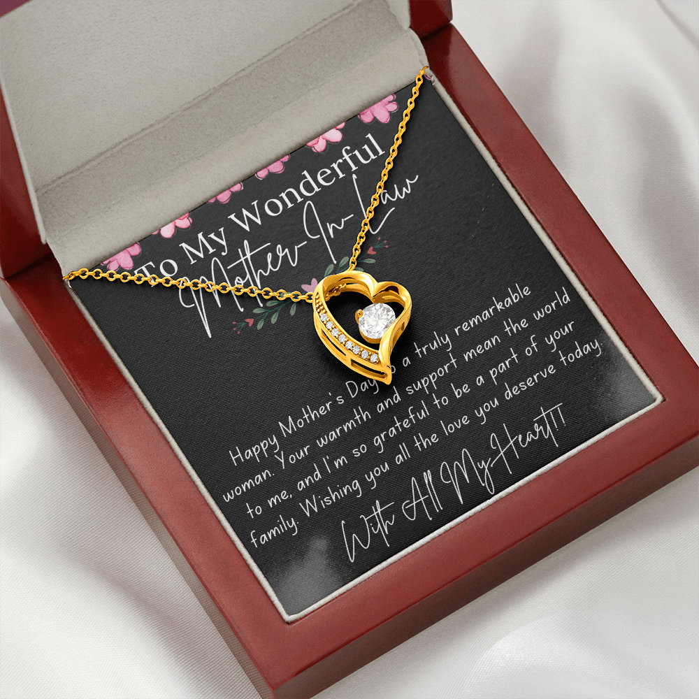 Forever Love Necklace for Mother-In-Law – A Beautiful Gift from a Son-In-Law or Daughter-In-Law
