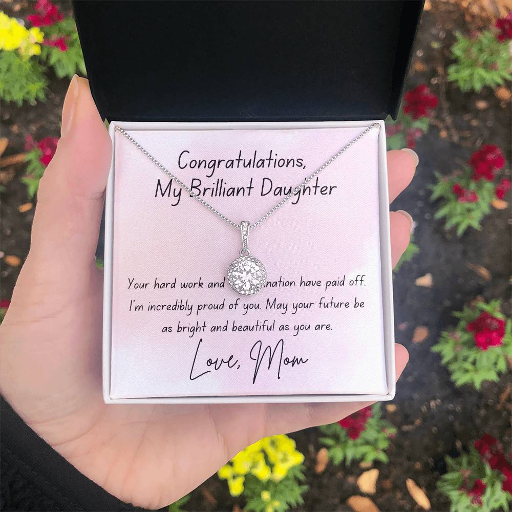 Eternal Hope Necklace for Daughter from Mom – Meaningful Graduation Gift