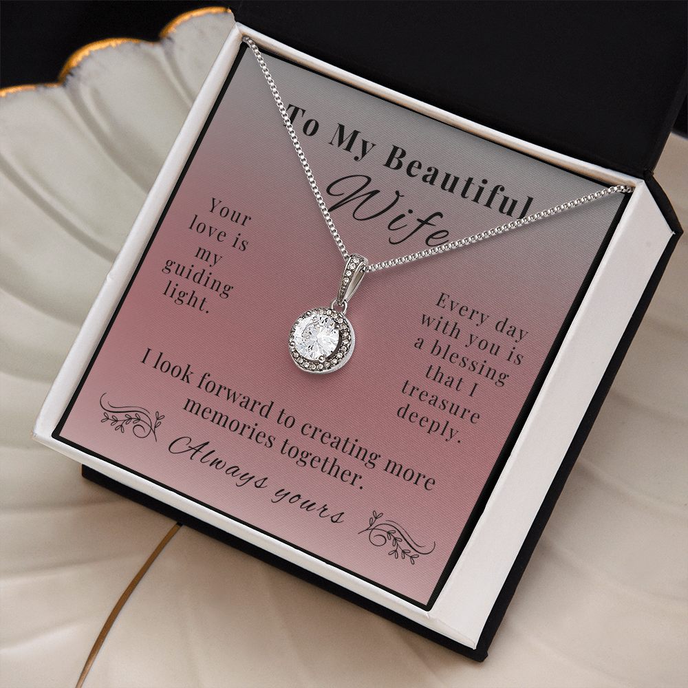 Eternal Hope Necklace - A Sparkling Symbol of Love for Wife