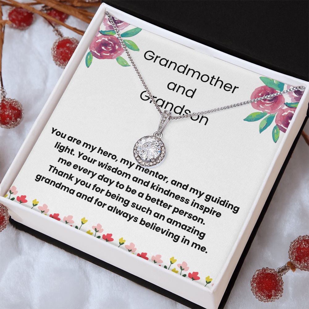 Eternal Hope Necklace for Grandma – A Dazzling Surprise from a Grandson