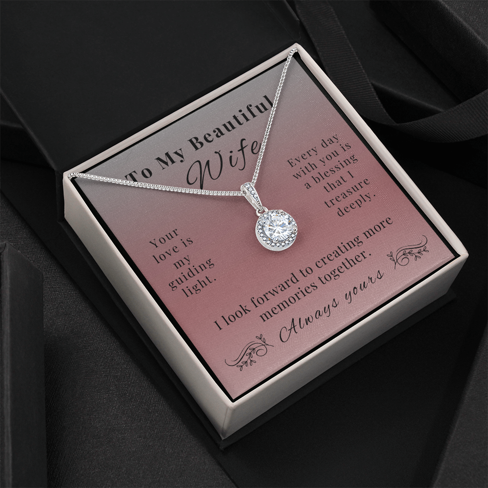 Eternal Hope Necklace - A Sparkling Symbol of Love for Wife
