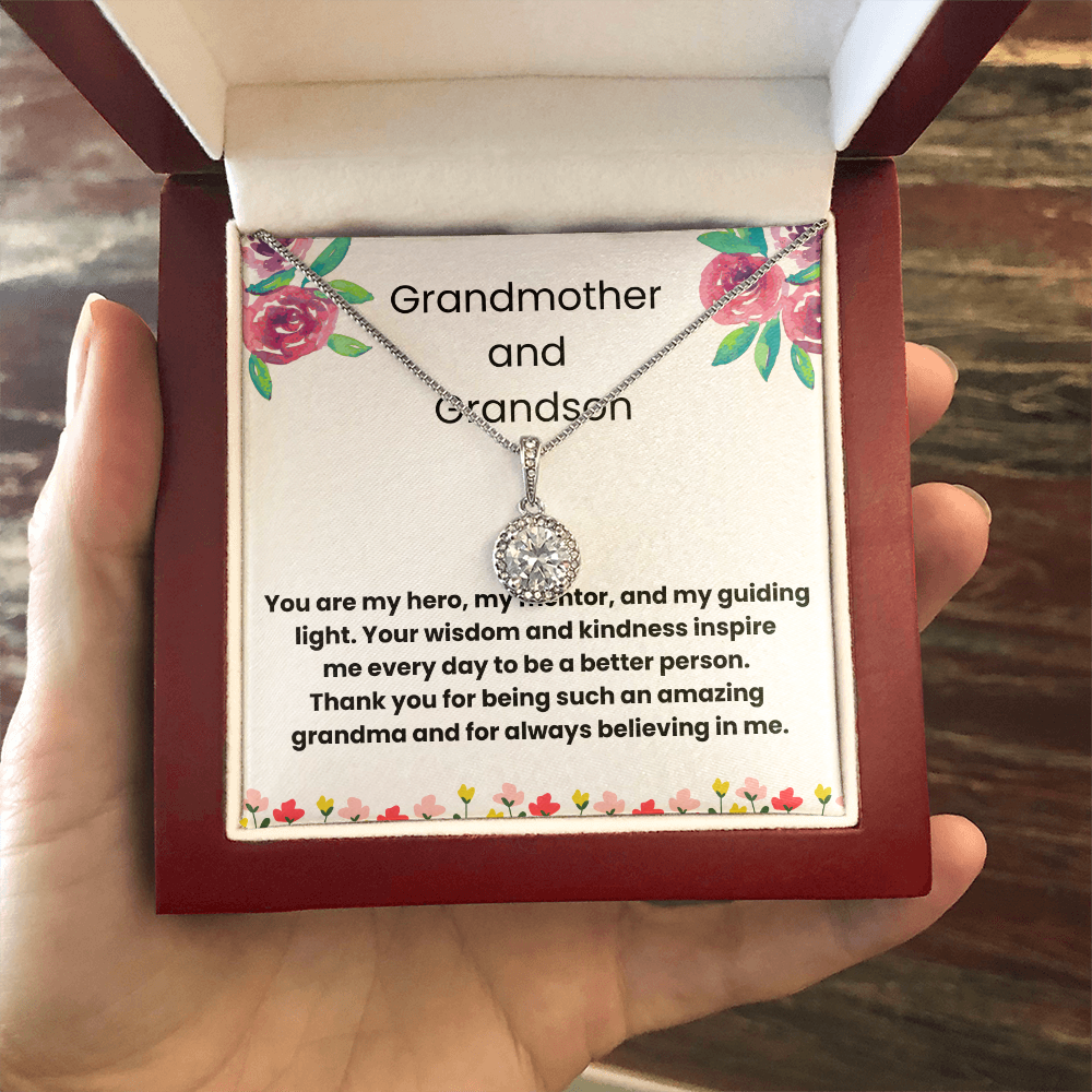 To My Grandma - Always There for Me | Eternal Hope Necklace | Personalized Forever Keepsake
