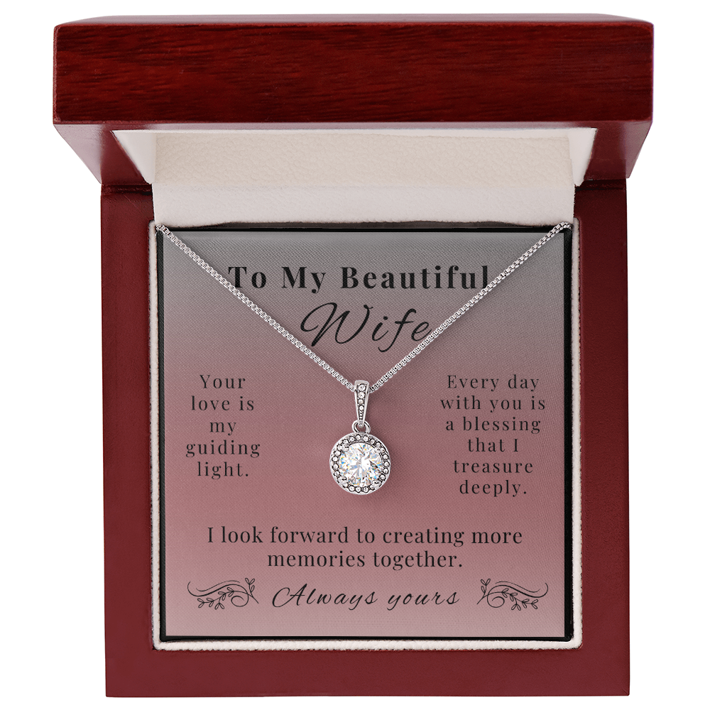 Eternal Hope Necklace - A Sparkling Symbol of Love for Wife