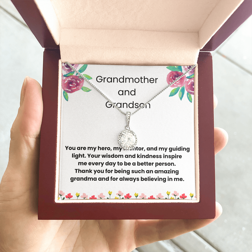 Eternal Hope Necklace for Grandma – A Dazzling Surprise from a Grandson