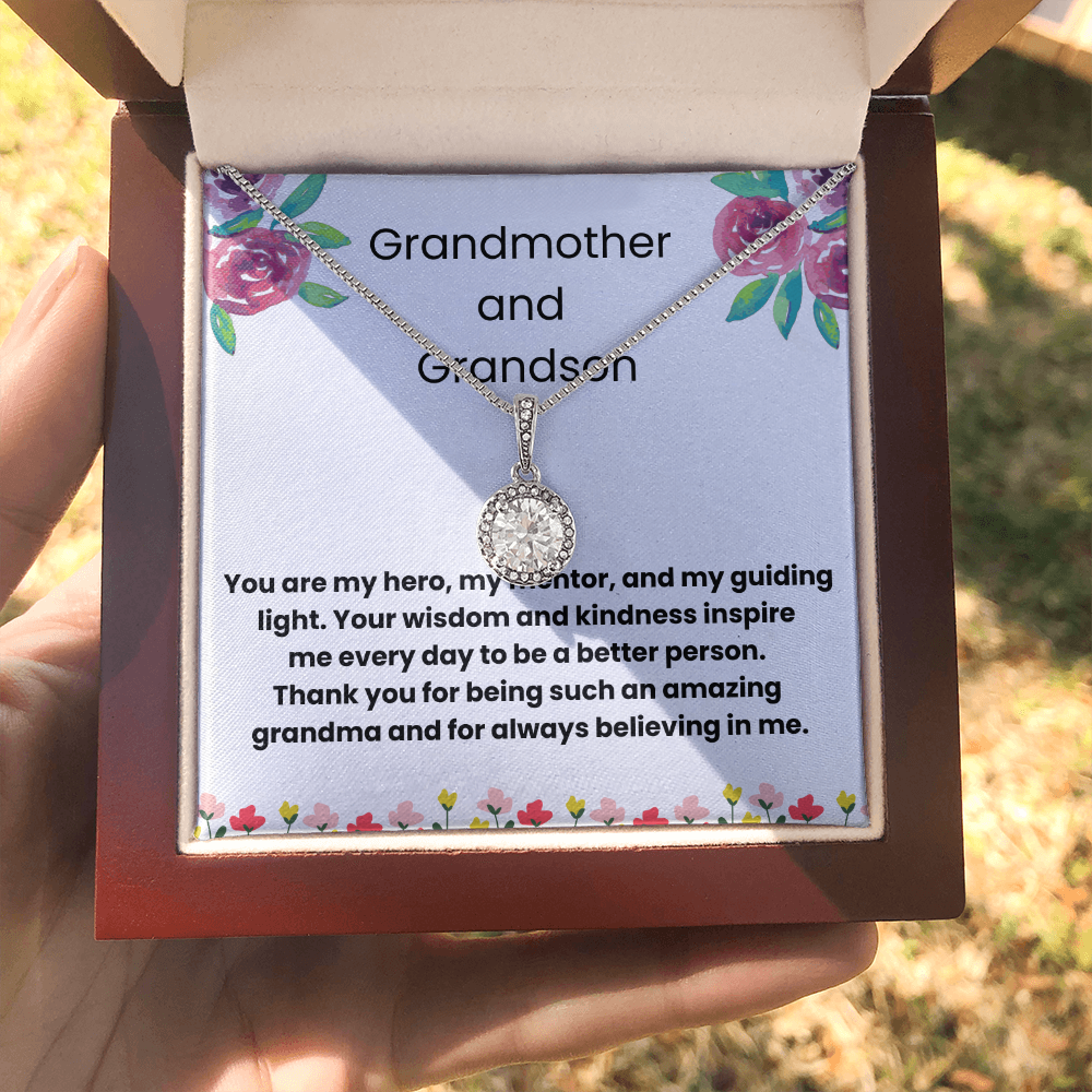Eternal Hope Necklace for Grandma – A Dazzling Surprise from a Grandson
