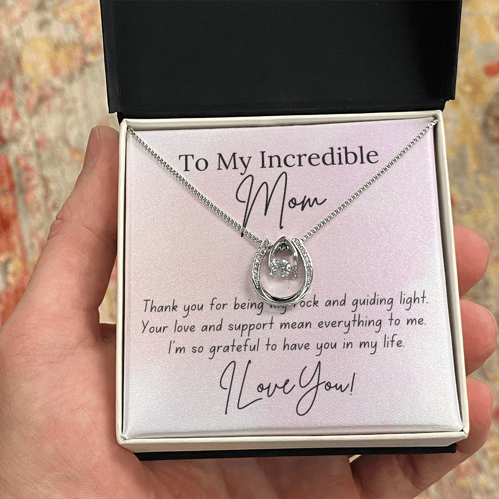 Lucky in Love Necklace for Mom – A Mother's Day Gift from a Child