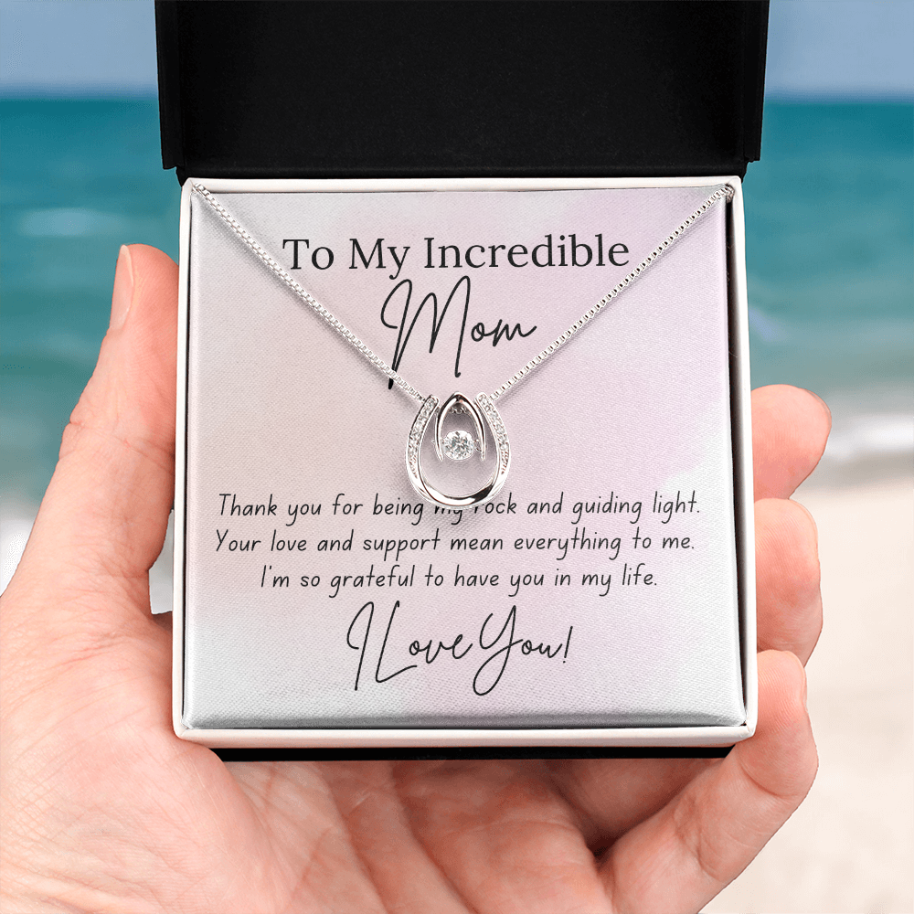 Lucky in Love Necklace for Mom – A Mother's Day Gift from a Child
