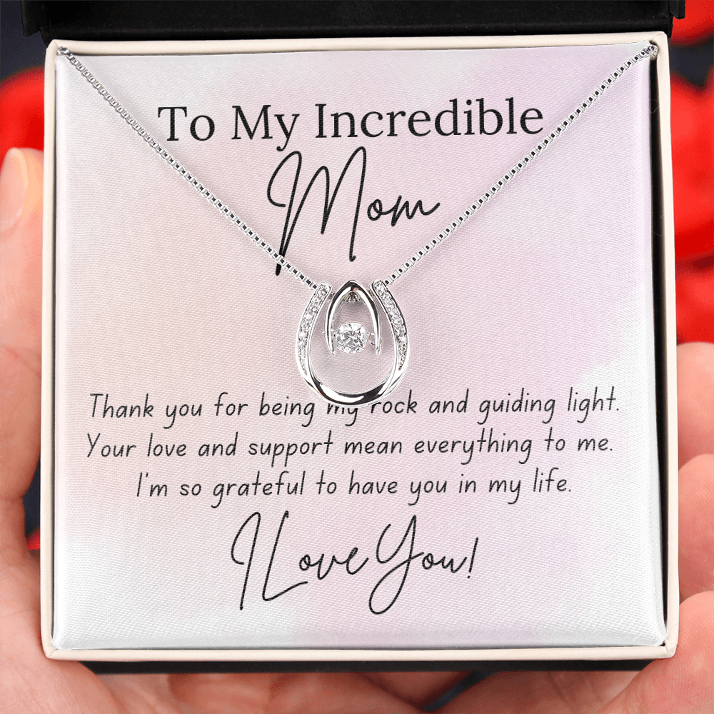 Lucky in Love Necklace for Mom – A Mother's Day Gift from a Child