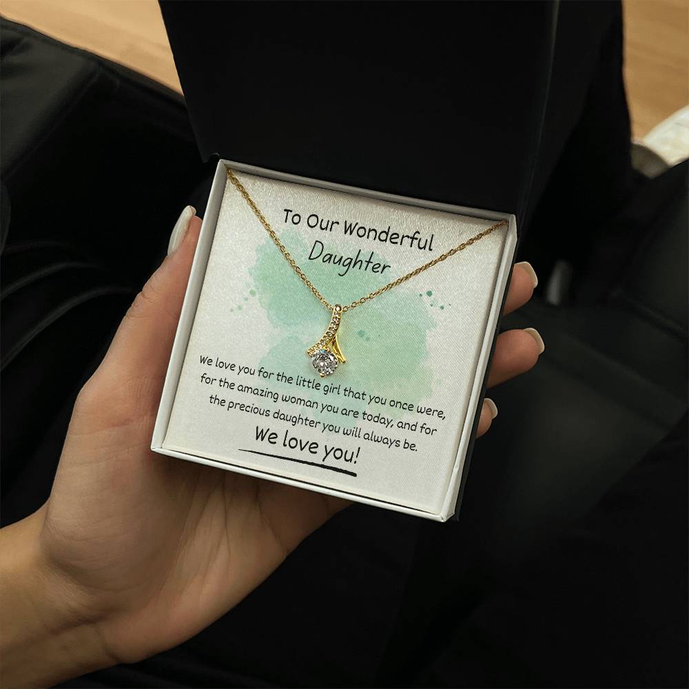Alluring Beauty Necklace - To Our Wonderful Daughter