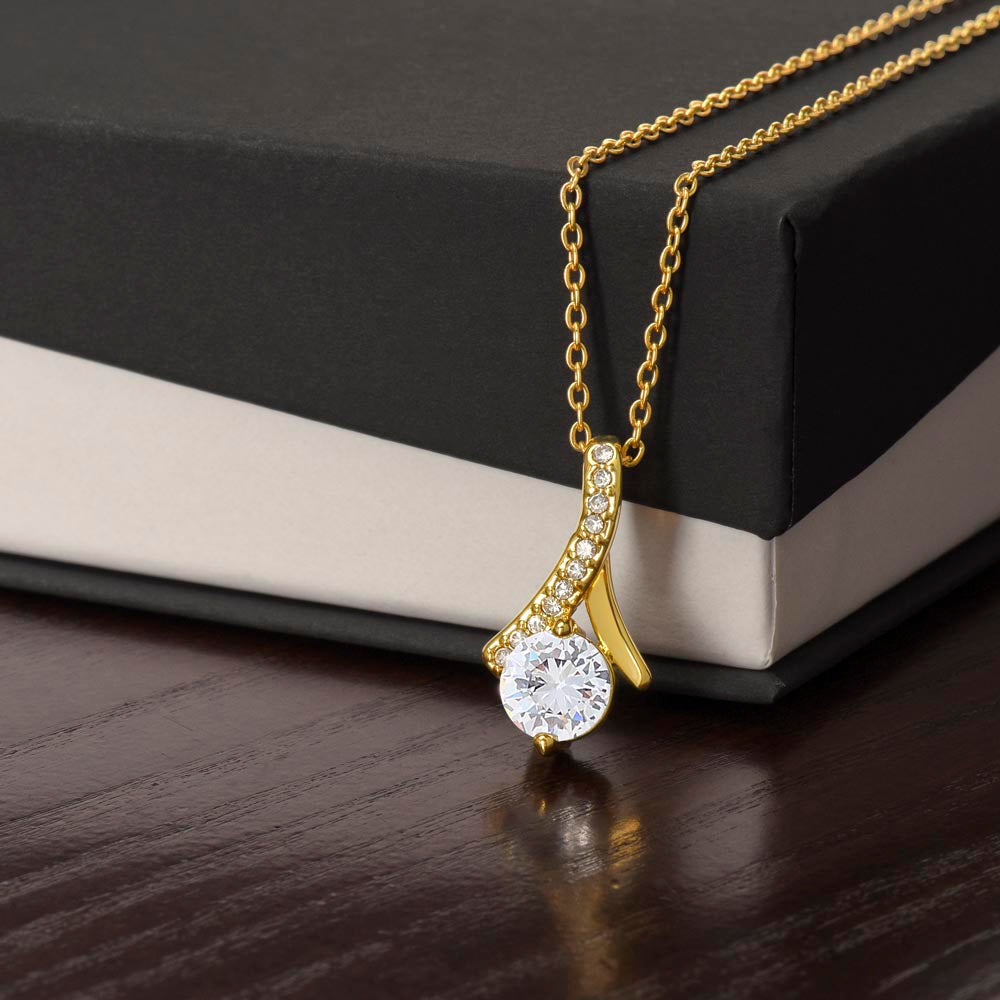Alluring Beauty Necklace - To Our Wonderful Daughter
