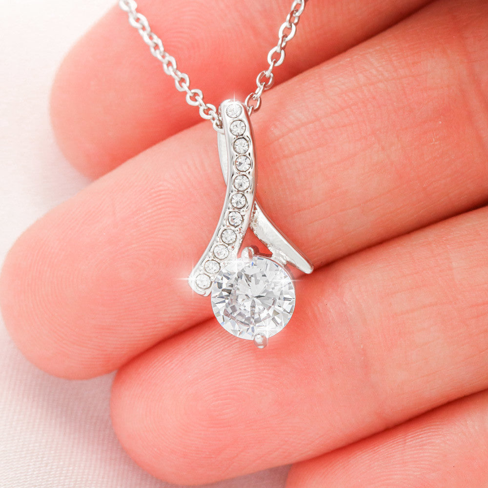 Alluring Beauty Necklace for Mother-In-Law – Elegant Mother's Day Gift from Daughter-in-Law or Son-in-Law