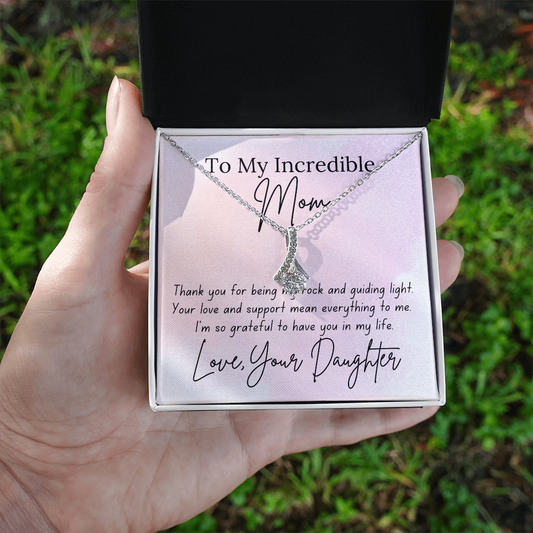 To My Mom - Endless Love | Alluring Beauty Necklace | Personalized Meaningful Gift