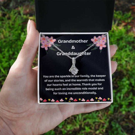 To My Grandma - Love You Always | Alluring Beauty Necklace | Personalized Gift She Will Treasure