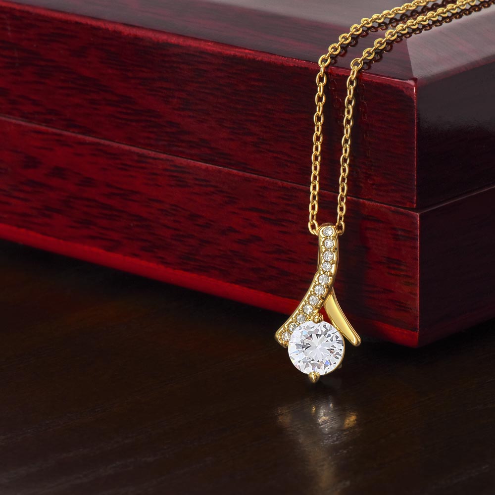 Alluring Beauty Necklace - To Our Wonderful Daughter