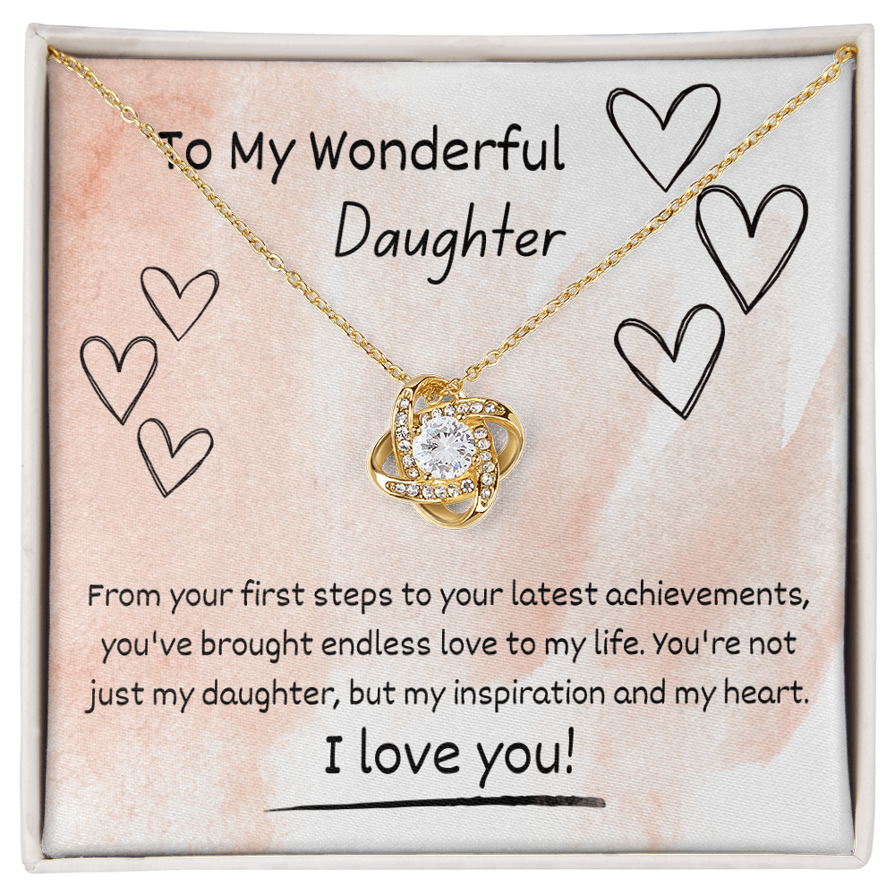 Love Knot Necklace for Daughter – A Beautiful Gift from Mom or Dad