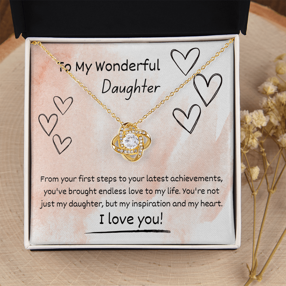 Love Knot Necklace for Daughter – A Beautiful Gift from Mom or Dad