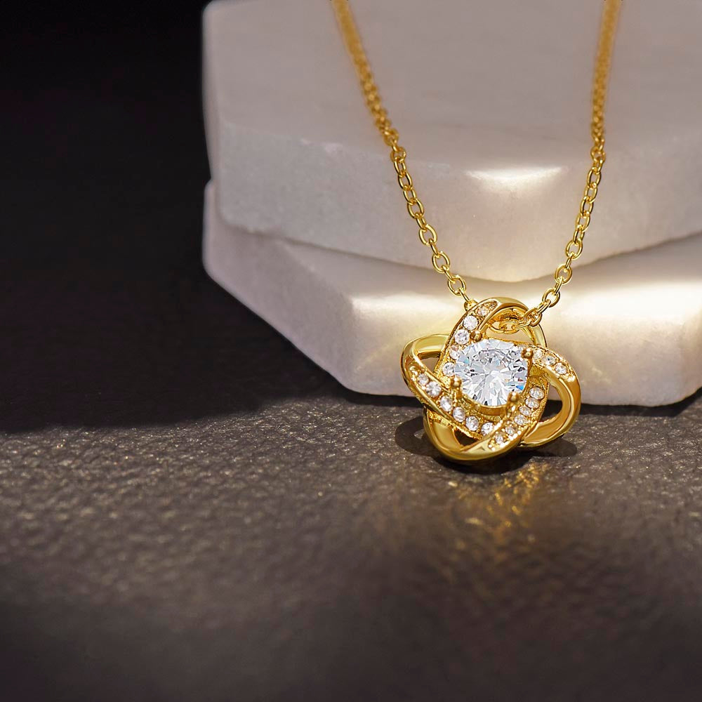Love Knot Necklace for Mother-In-Law – An Elegant Mother's Day Gift from Daughter-in-Law or Son-in-Law