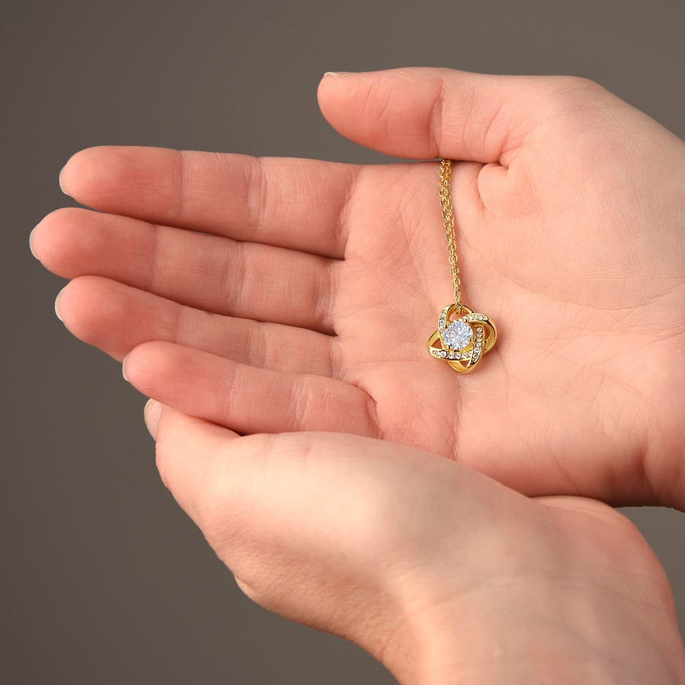 Love Knot Necklace for Mother-In-Law – An Elegant Mother's Day Gift from Daughter-in-Law or Son-in-Law