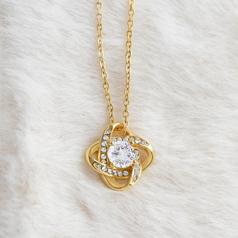 To My Mother-In-Law - With Love and Thanks | Love Knot Necklace | Personalized Mother's Day Gift