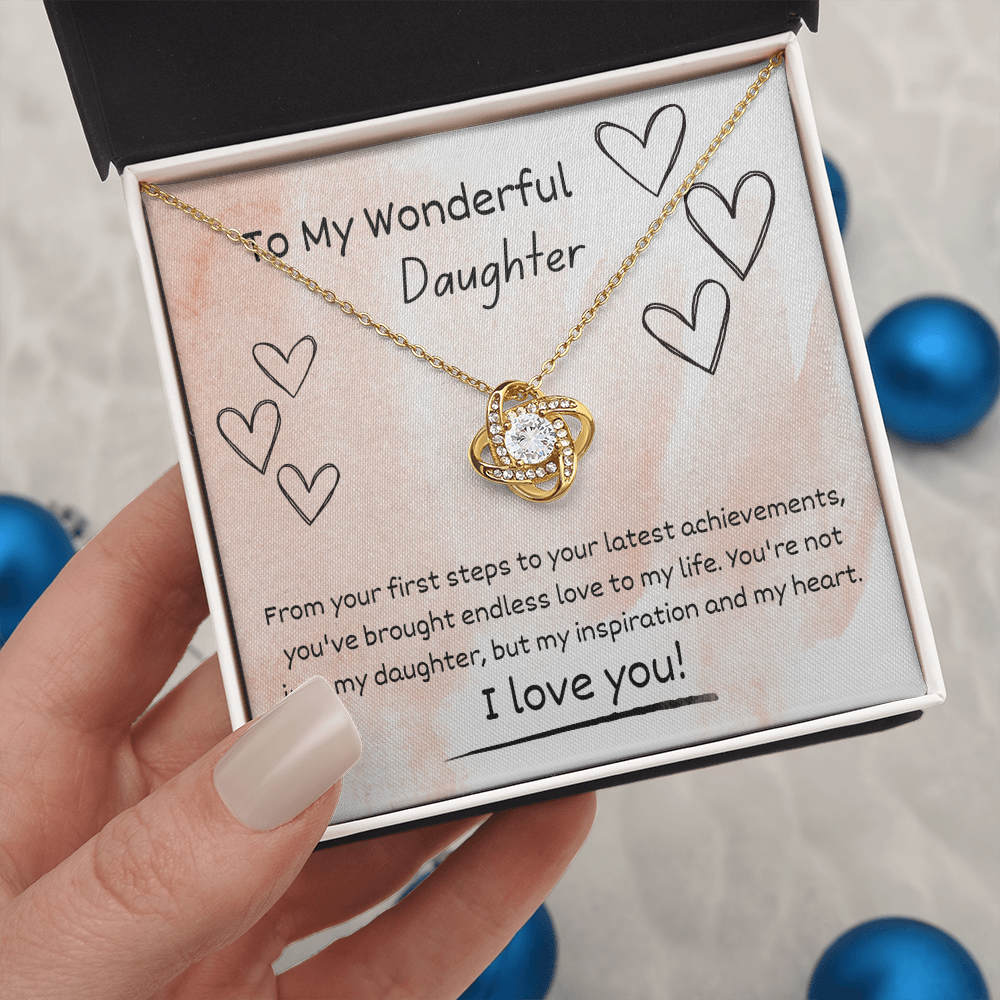 Love Knot Necklace for Daughter – A Beautiful Gift from Mom or Dad