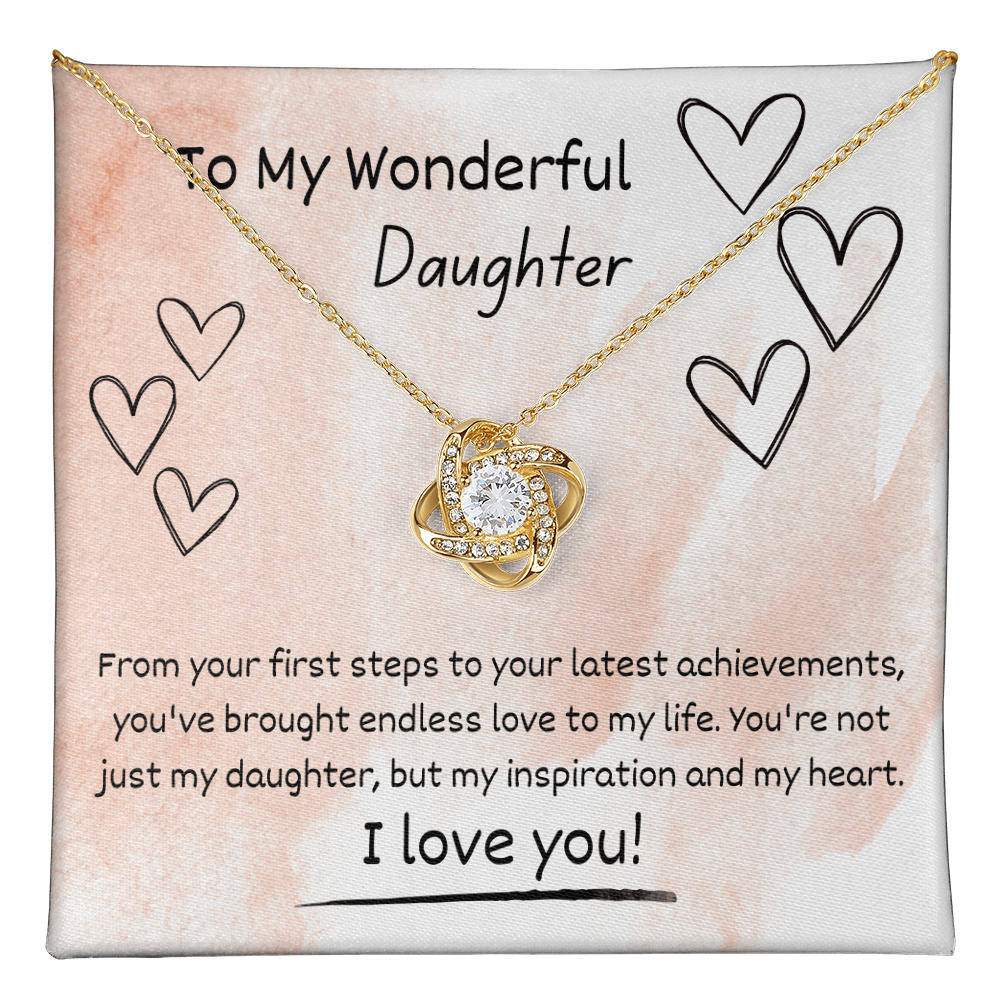 Love Knot Necklace for Daughter – A Beautiful Gift from Mom or Dad