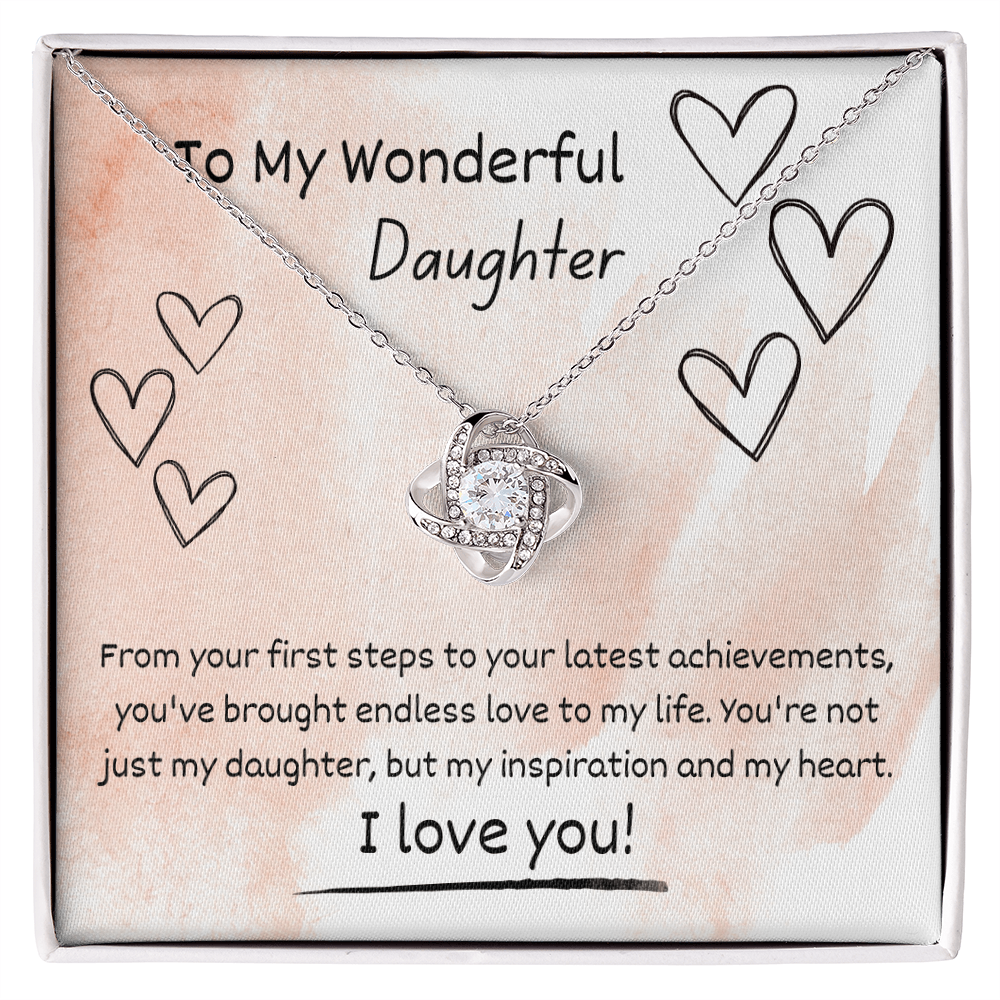 Love Knot Necklace for Daughter – A Beautiful Gift from Mom or Dad