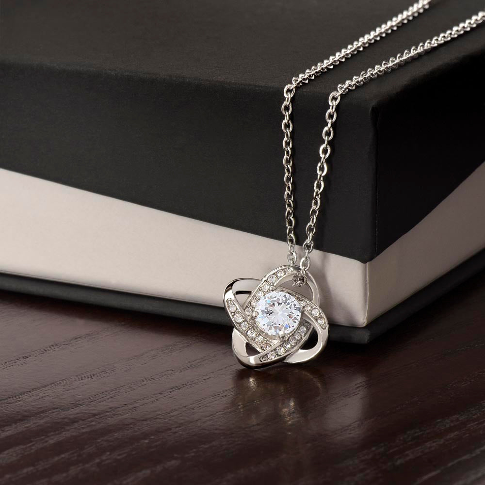 To My Mother-In-Law - With Love and Thanks | Love Knot Necklace | Personalized Mother's Day Gift