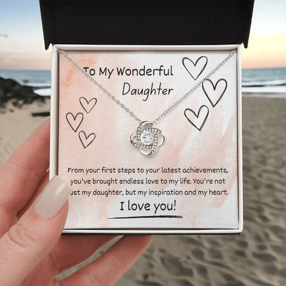 Love Knot Necklace for Daughter – A Beautiful Gift from Mom or Dad