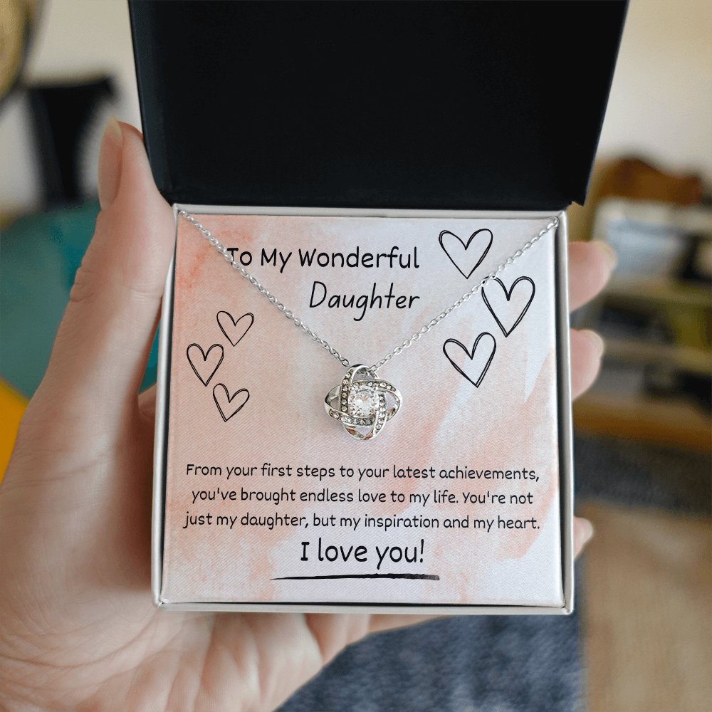 Love Knot Necklace for Daughter – A Beautiful Gift from Mom or Dad