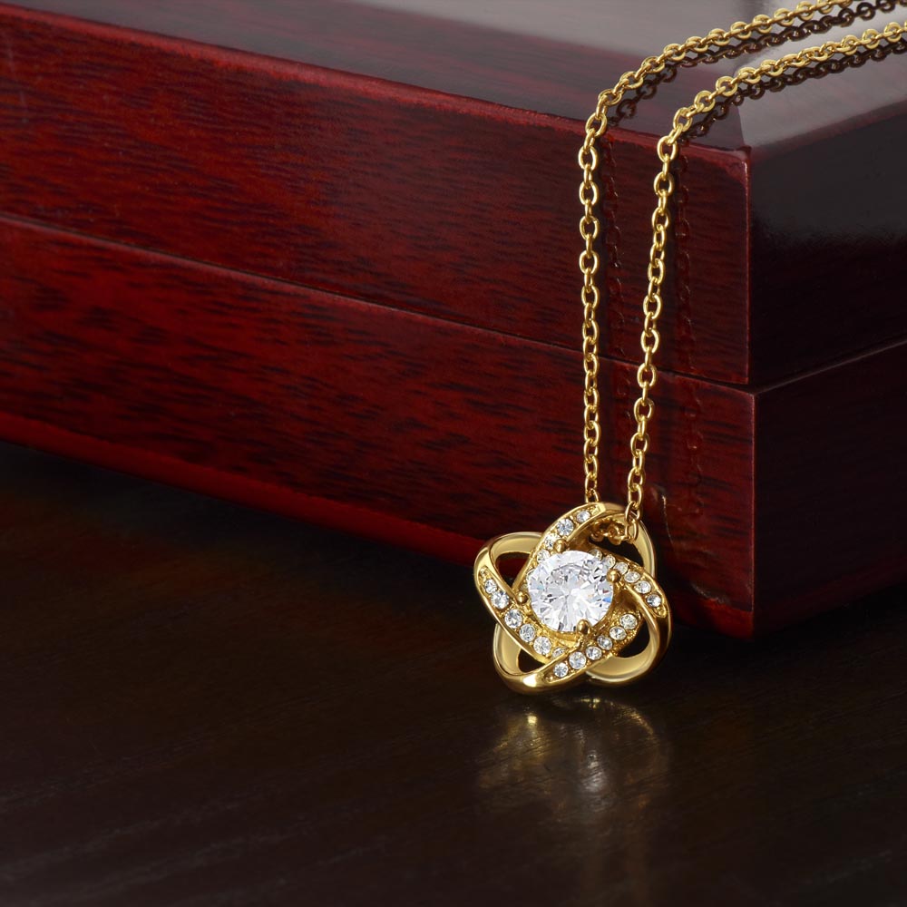 To My Mother-In-Law - With Love and Thanks | Love Knot Necklace | Personalized Mother's Day Gift