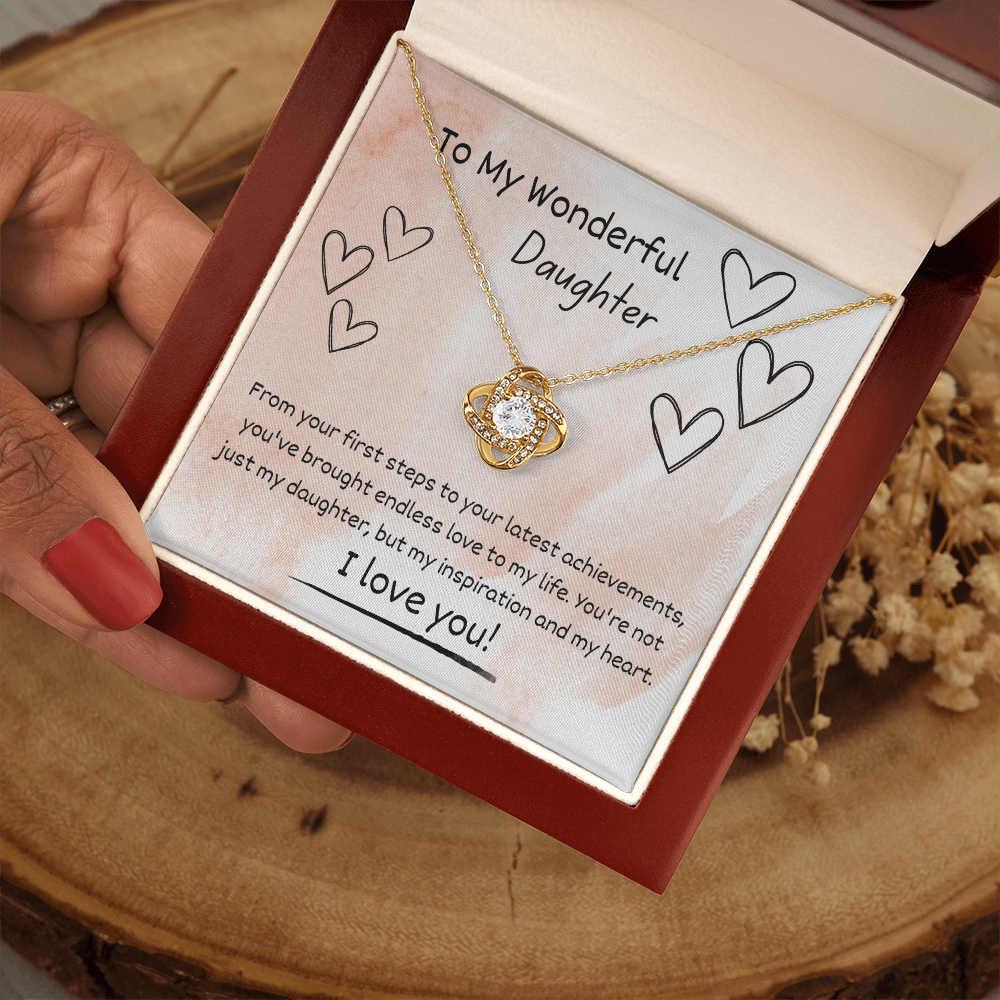 Love Knot Necklace for Daughter – A Beautiful Gift from Mom or Dad