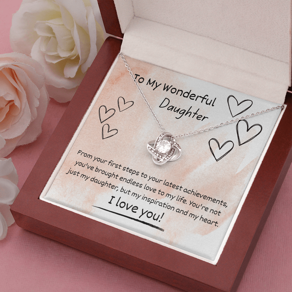Love Knot Necklace for Daughter – A Beautiful Gift from Mom or Dad