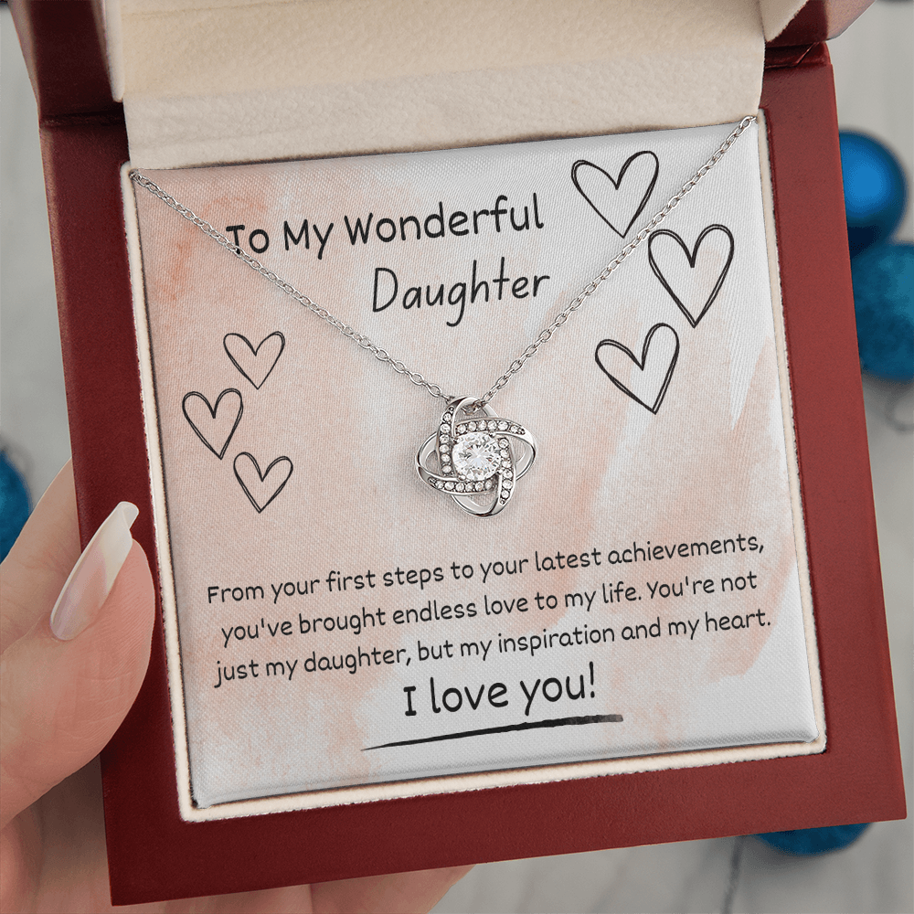Love Knot Necklace for Daughter – A Beautiful Gift from Mom or Dad