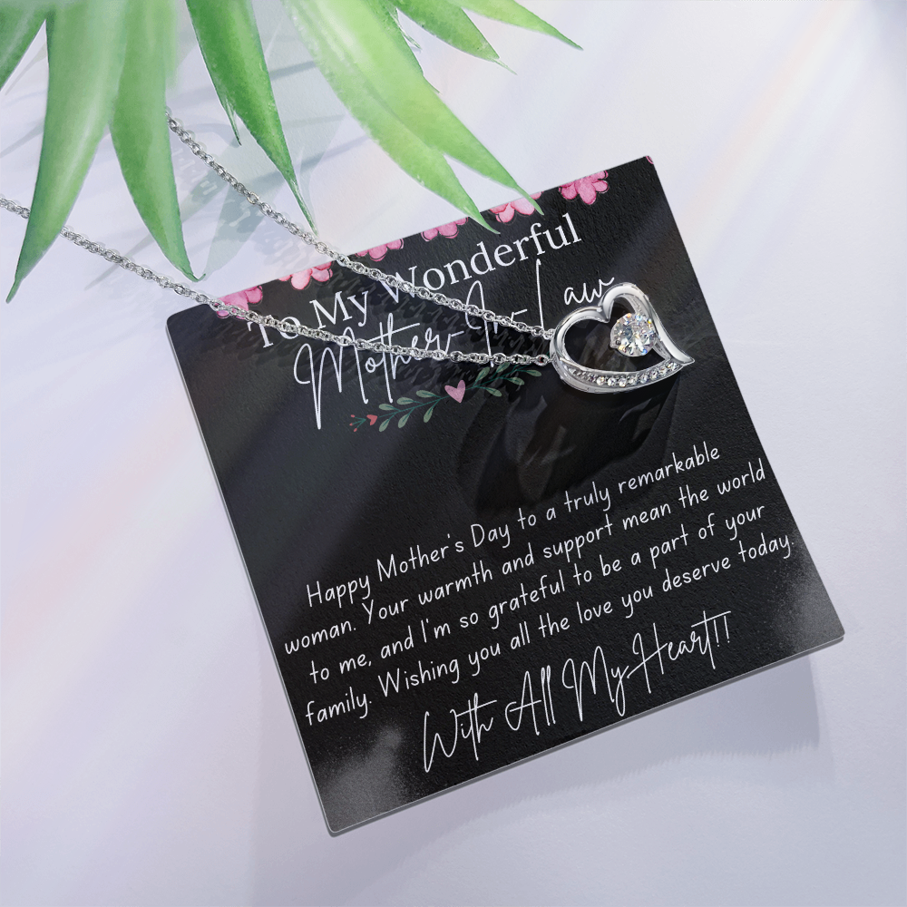 Forever Love Necklace for Mother-In-Law – A Beautiful Gift from a Son-In-Law or Daughter-In-Law