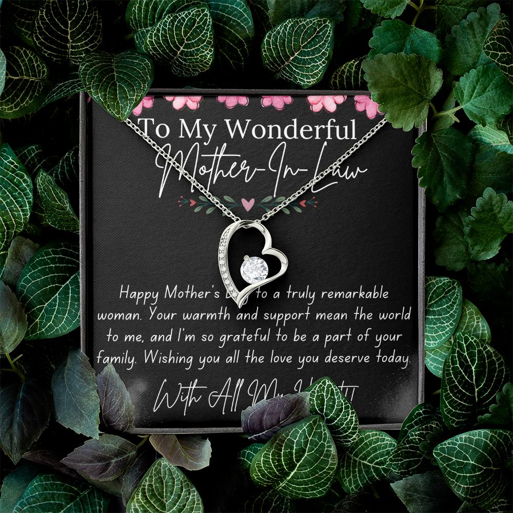 Forever Love Necklace for Mother-In-Law – A Beautiful Gift from a Son-In-Law or Daughter-In-Law