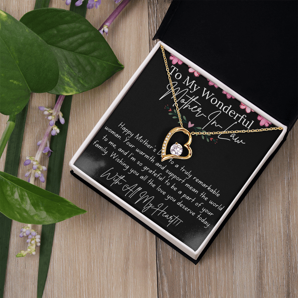 Forever Love Necklace for Mother-In-Law – A Beautiful Gift from a Son-In-Law or Daughter-In-Law