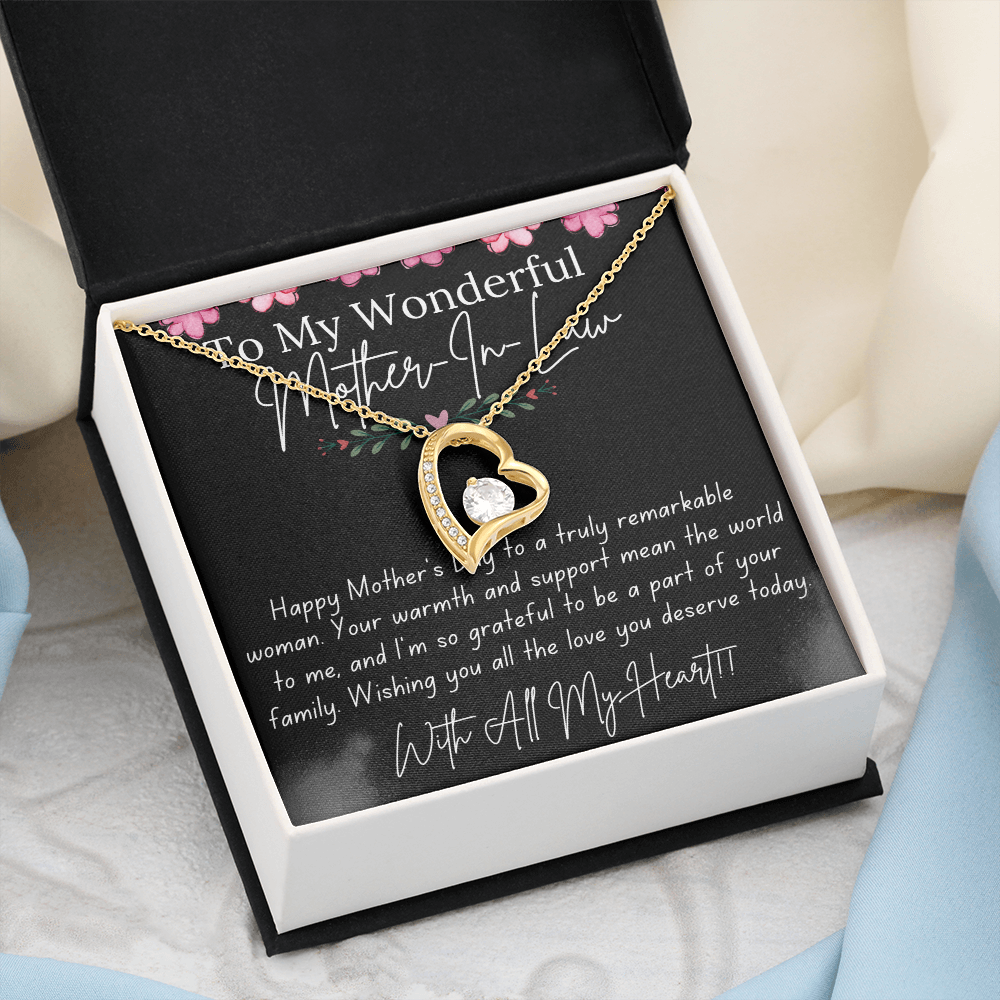 Forever Love Necklace for Mother-In-Law – A Beautiful Gift from a Son-In-Law or Daughter-In-Law