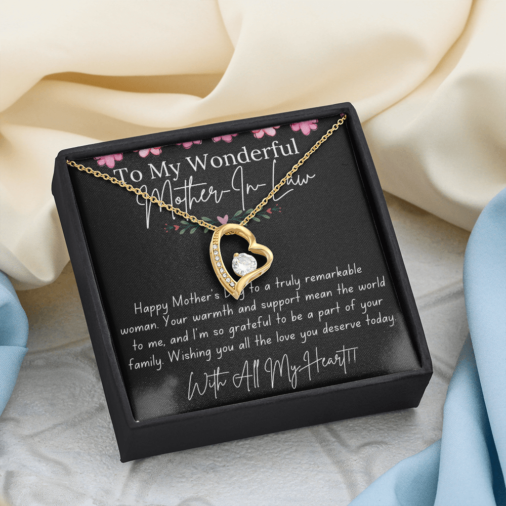 Forever Love Necklace for Mother-In-Law – A Beautiful Gift from a Son-In-Law or Daughter-In-Law
