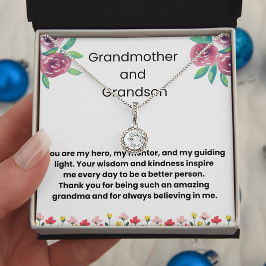 Eternal Hope Necklace for Grandma – A Dazzling Surprise from a Grandson