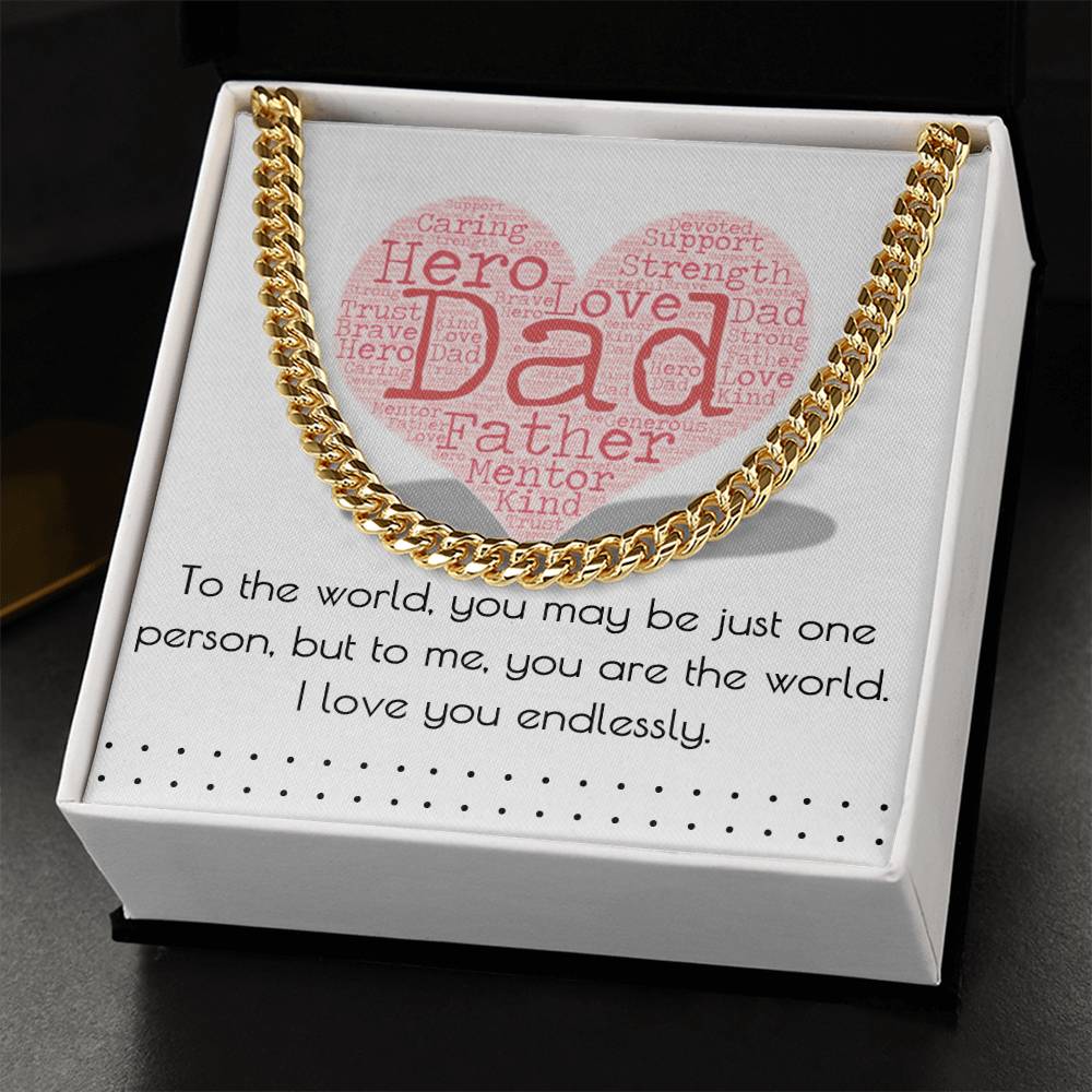 Timeless Gift for Dad - Cuban Link Chain