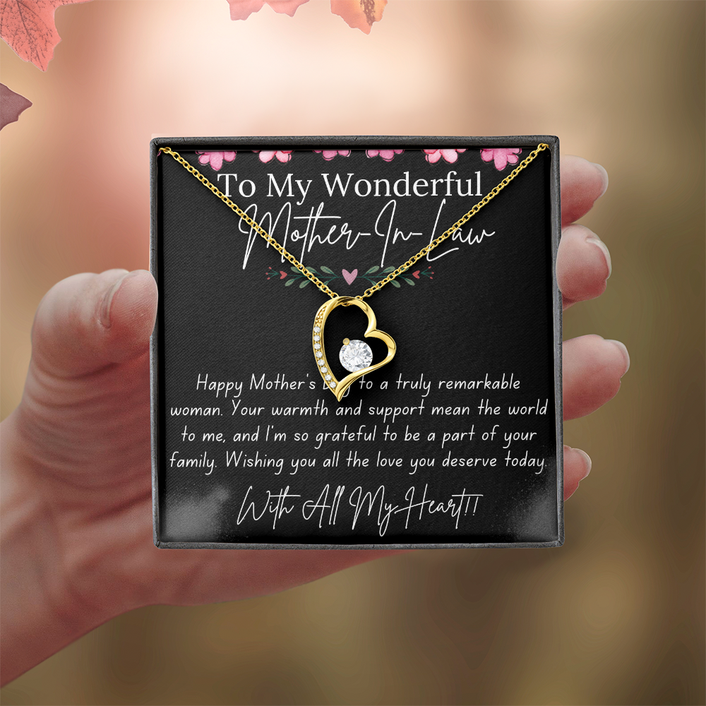 Forever Love Necklace for Mother-In-Law – A Beautiful Gift from a Son-In-Law  or Daughter-In-Law